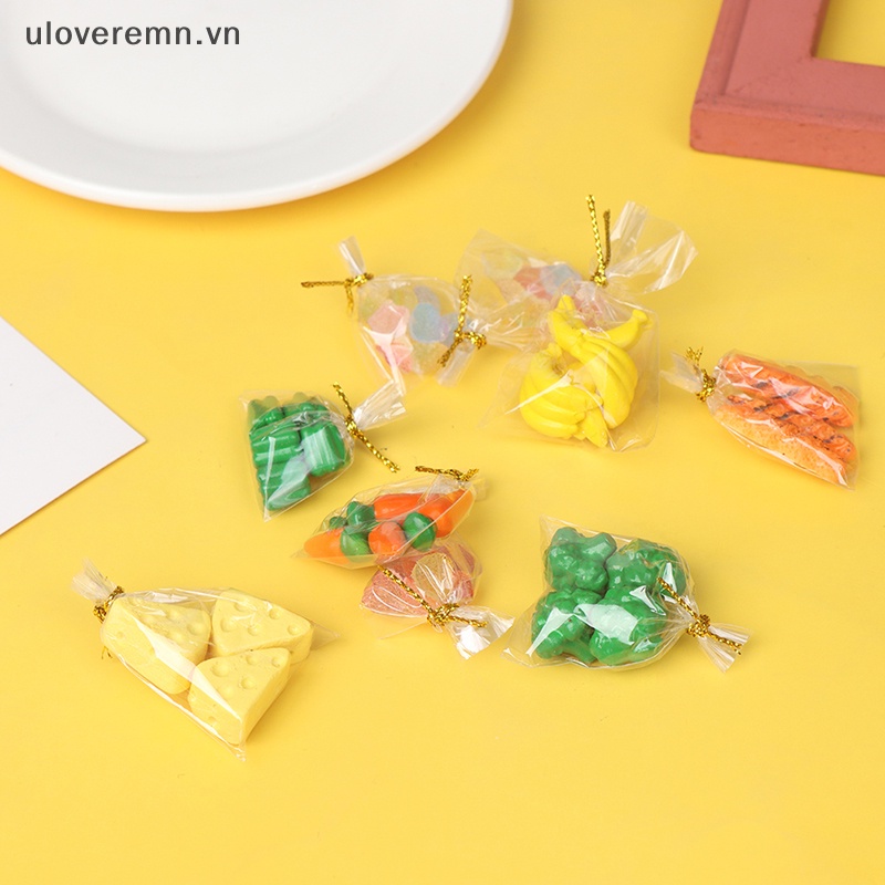 Uloveremn Mô Hình Bánh Mì / Rau Củ Quả 1: 12 Trang Trí Nhà Búp Bê