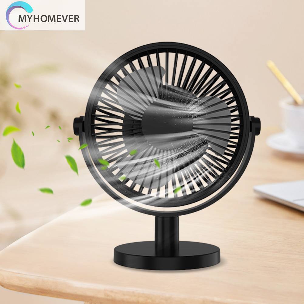 Quạt Làm Mát Mini 3 Tốc Độ Kèm Đèn LED Và Quạt Nhỏ Tiện Dụng Cho Gia Đình /