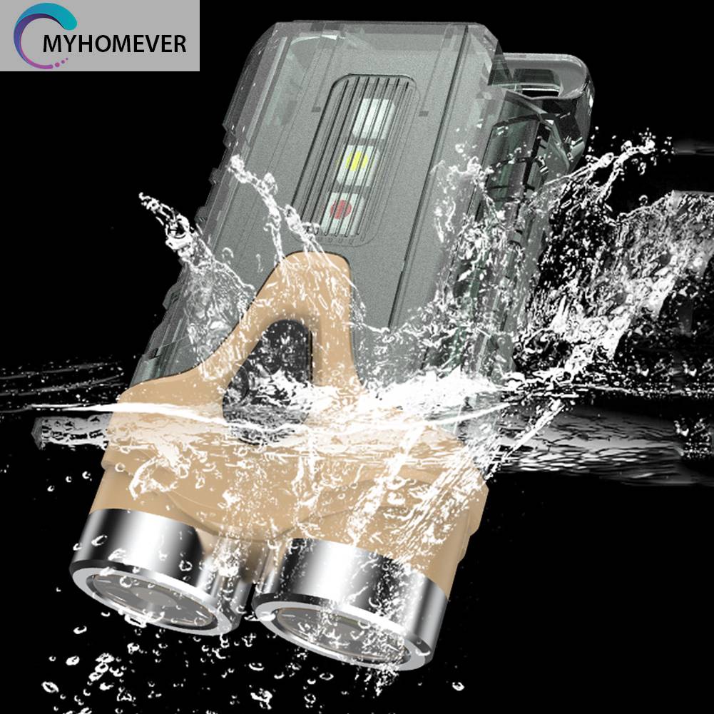 Đèn LED Cắm Trại Bỏ Túi Loại C 500mAh Chống Thấm Nước 7 Chế Độ Tiện Dụng