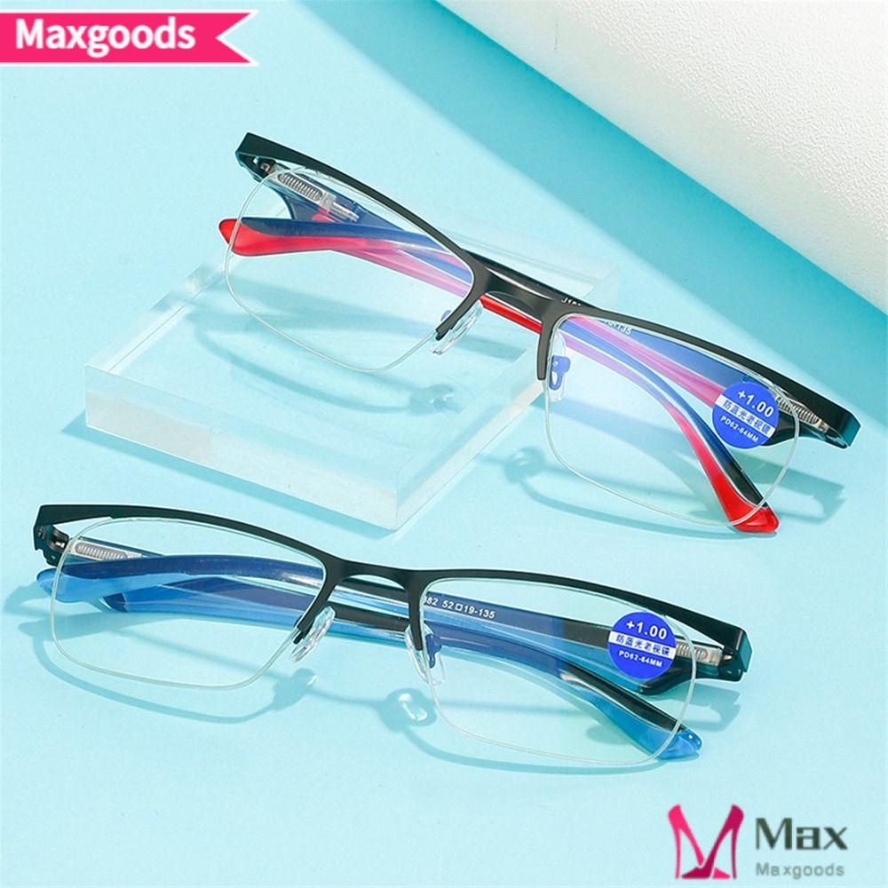 MAXG Kính Đọc Sách Gọng Siêu Nhẹ Phong Cách Vintage Thanh Lịch