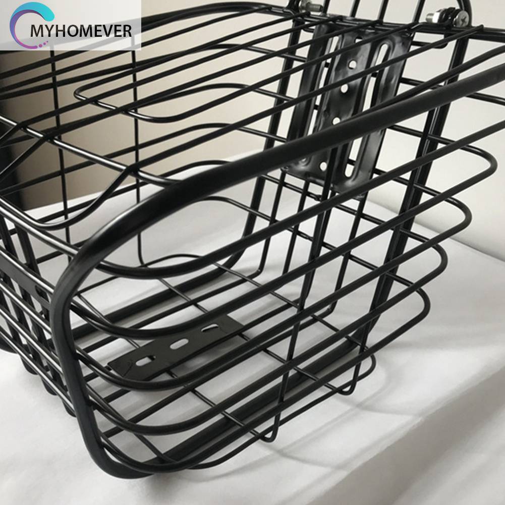 Giỏ Xe Đạp Bằng Kim Loại Có Vỏ Bọc Tiện Dụng