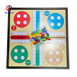 Bộ bàn cờ ludo nam châm 5 trong 1 25cm