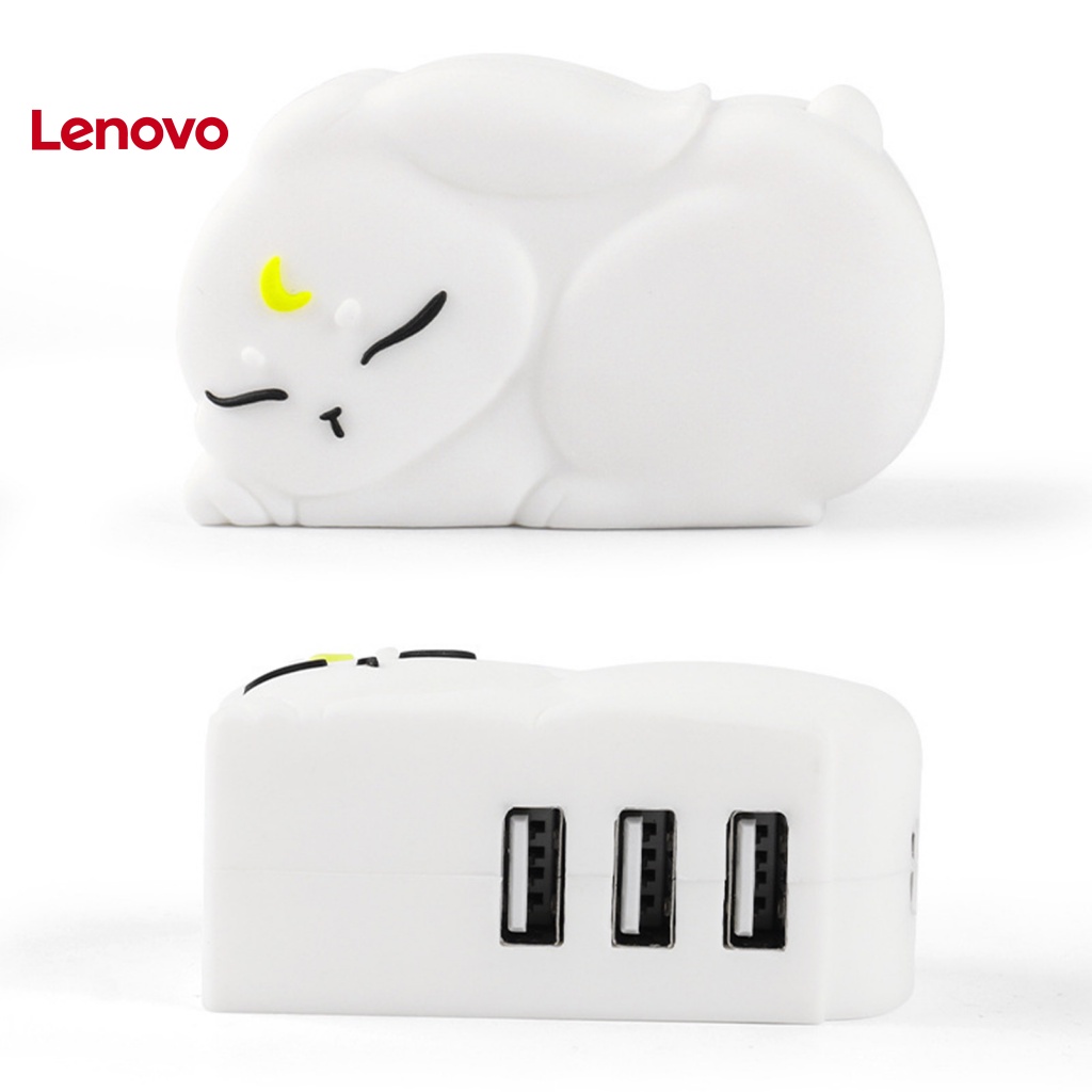 Bộ Chia Cổng USB 2.0 Type-C / USB 2.0 Tốc Độ Cao Hình Hoa Hướng Dương / Mặt Trăng / Thỏ Đang Ngủ Cho Máy Tính