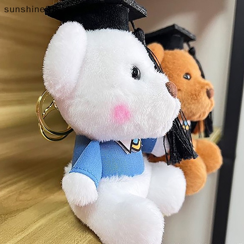 1 Gấu Teddy Nhồi Bông Đội Mũ Tốt Nghiệp Đáng Yêu