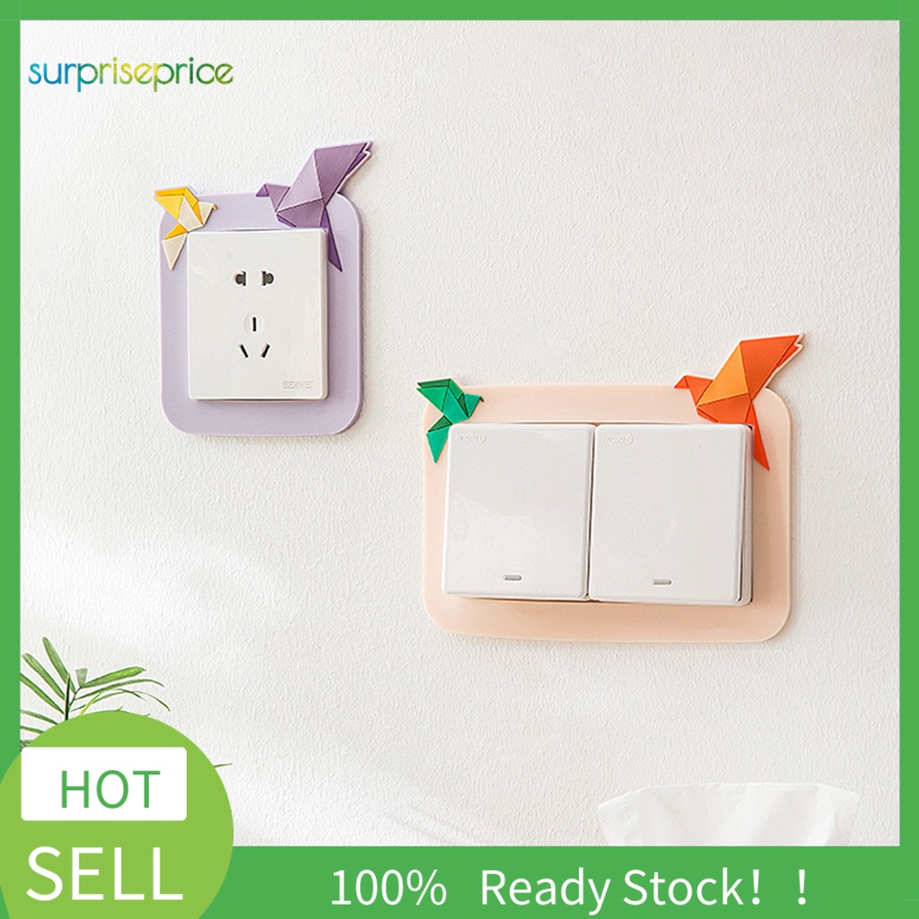 Miếng Dán Công Tắc Đèn Hình Động Vật Bằng Silicon Thân Thiện Với Môi Trường