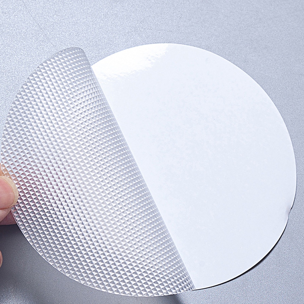 1 Bộ Miếng Dán Nhà Tắm Bằng PEVA Trong Suốt Chống Trượt Kèm Dụng Cụ Nạo Tiện Dụng