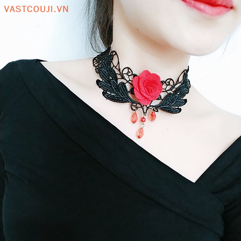 Vòng Choker Ren Phong Cách Gothic Punk Cổ Điển Thời Trang Cho Nữ