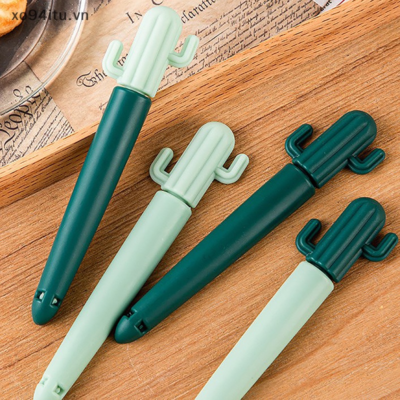 Bộ 5 Kẹp Miệng Túi Thực Phẩm Hình Cây Xương Rồng Dễ Thương