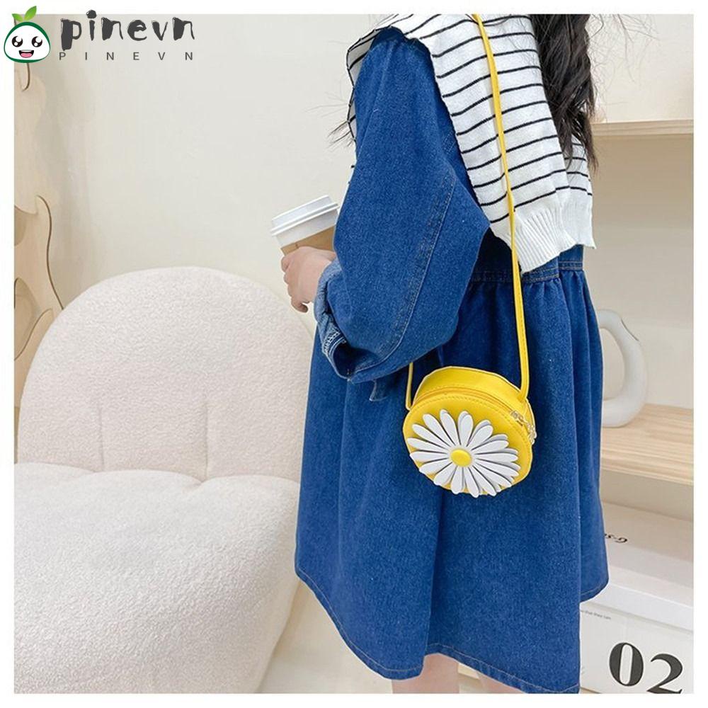 PINEVN 1 Túi Đeo Chéo Mini Đựng Tiền Xu Hình Công Chúa Dễ Thương Cho Bé Gái