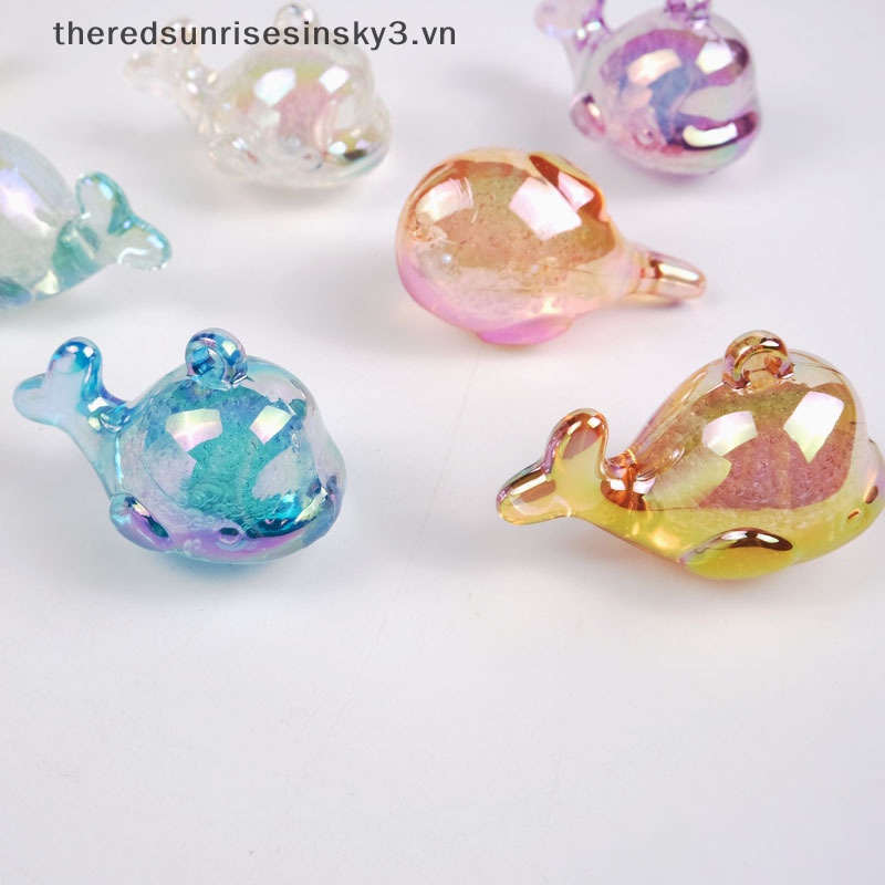 # # Thời Trang DIY Acrylic Đầy Màu Sắc Kiểu Cá Voi Nhỏ Mạ AB Đầy Màu Sắc