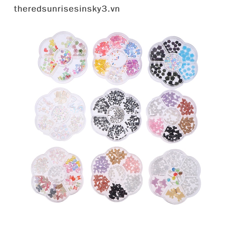 Hộp Hạt Ngọc Trai / Kim Cương Giả 3D Thời Trang Chuyên Dụng Trang Trí Móng Tay DIY
