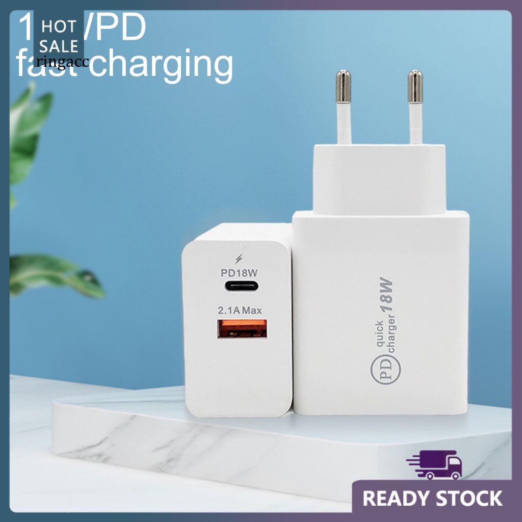 Cốc Sạc Nhanh PD18W QC30 Mini Tiếng Ồn Thấp Cho Điện Thoại Android