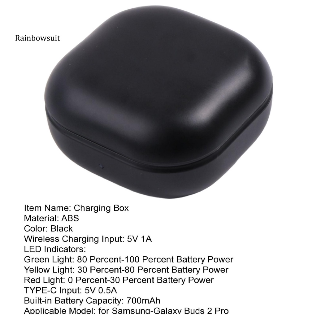 Hộp Sạc Không Dây Mini Có Đèn LED Cho Samsung-Galaxy Buds 2 Pro