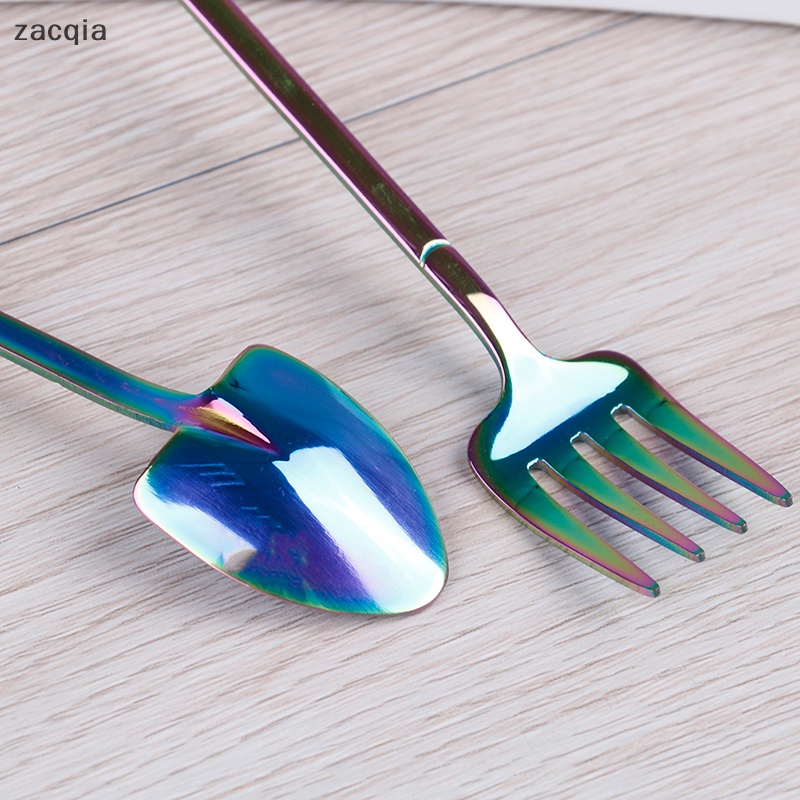 1 Muỗng Cà Phê / Ăn Kem Bằng Thép Không Gỉ Nhiều Màu