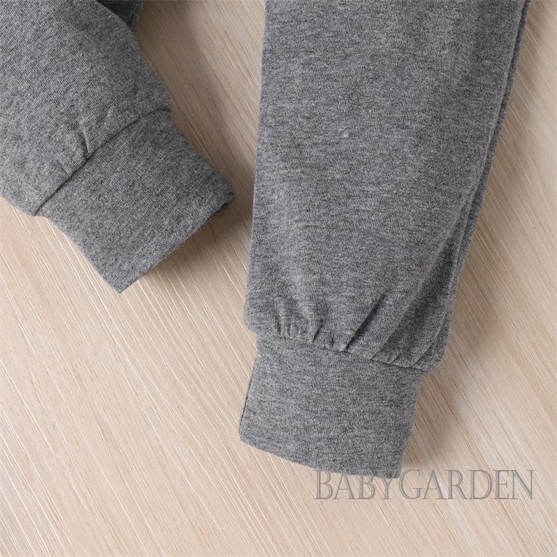 Set Đồ 2 Món Gồm Áo Thun Cổ Thuyền Dài Tay Kẻ Sọc + Quần Lưng Thun Cho Bé Trai 0-3 Tuổi