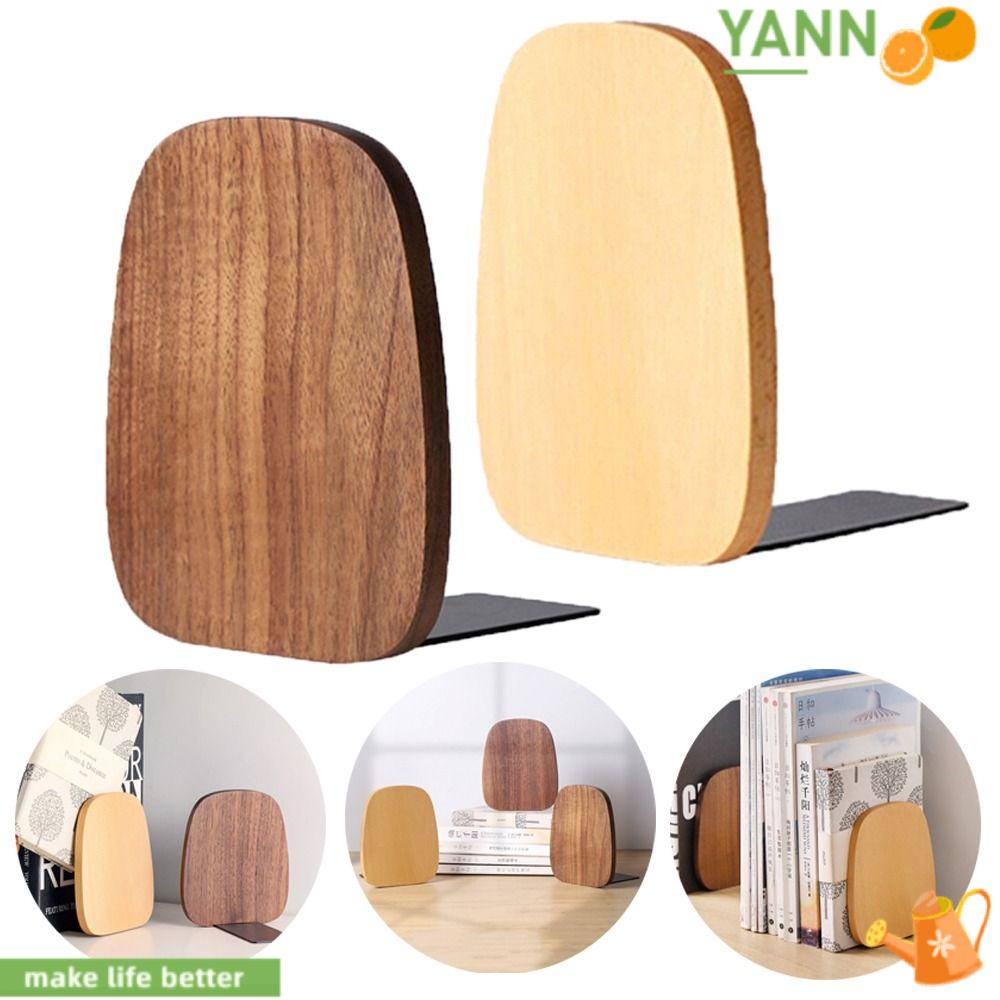 YANN1 Bộ 2 Giá Đỡ Sách / Tạp Chí Để Bàn Chống Mòn Tiện Dụng