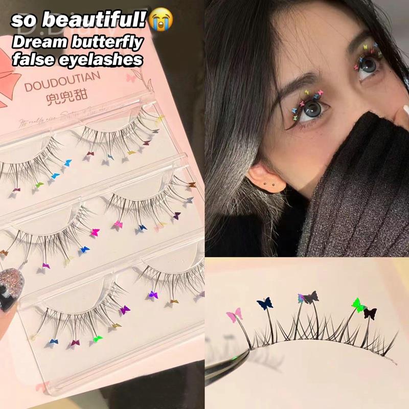 Set 3 Cặp Lông Mi Giả 3D Mềm Trong Suốt Tự Nhiên Faiccia