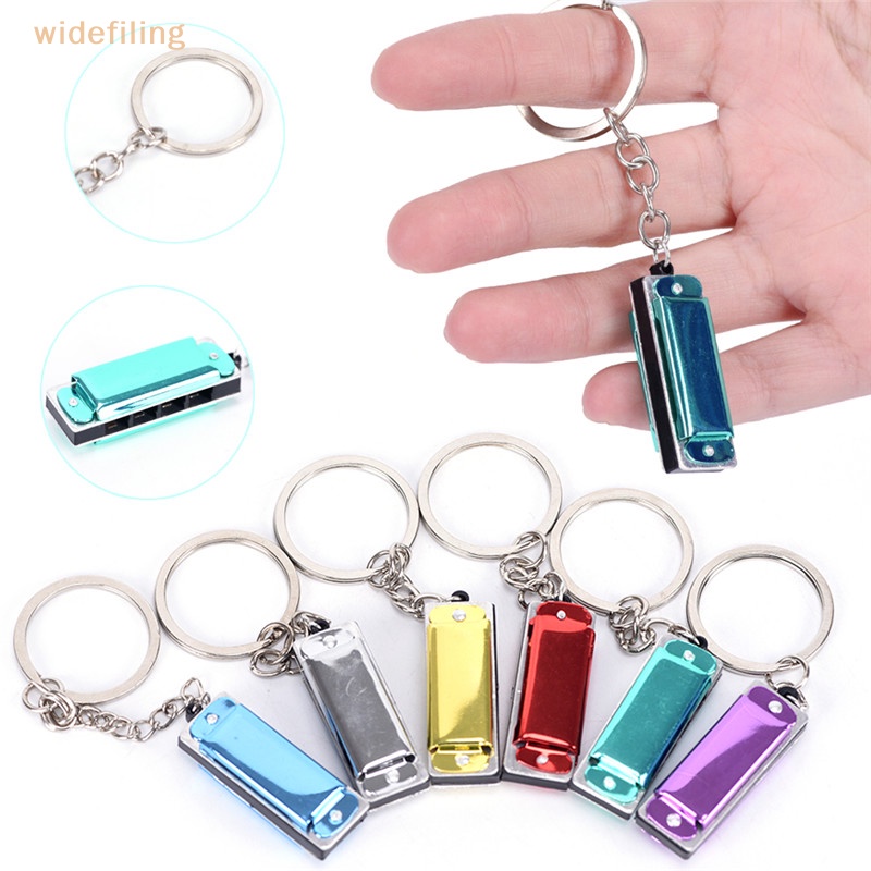 Móc Khóa Kèn Harmonica Mini Màu Sắc Ngẫu Nhiên