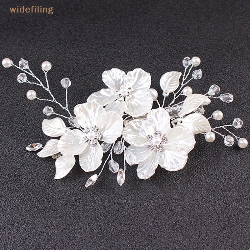 Kẹp Tóc Hình Hoa Đính Ngọc Trai Nhân Tạo Thời Trang