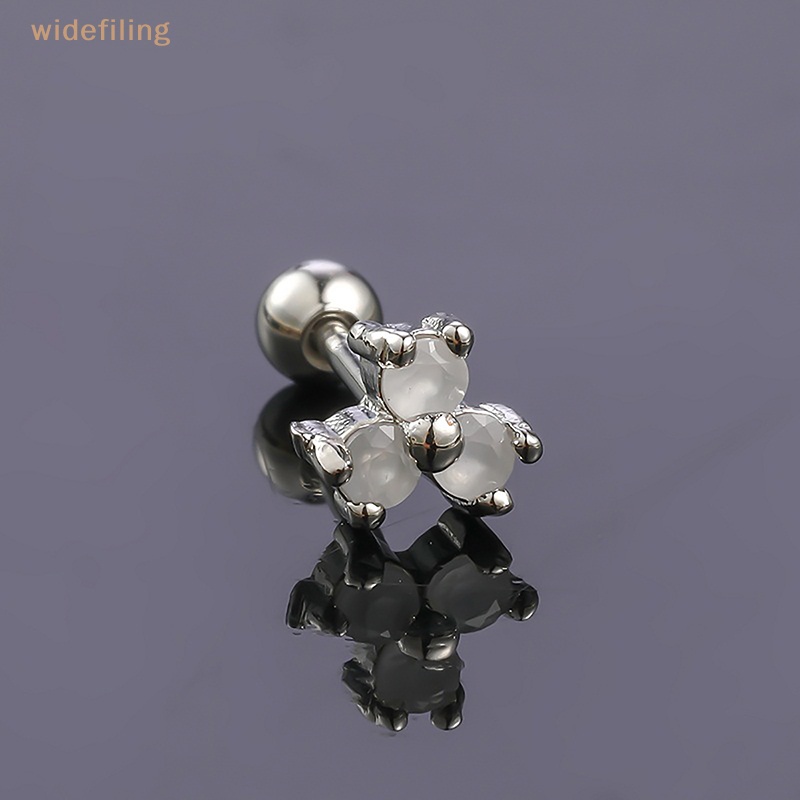 1 Khuyên Tai Xoắn Ốc Hình Hoa Đơn Giản Dành Cho Nữ