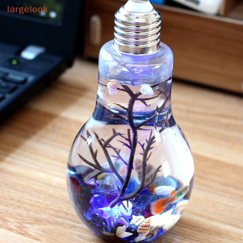 Bình Đựng Cây Cảnh Mini Hình Bóng Đèn Trang Trí Bể Cá