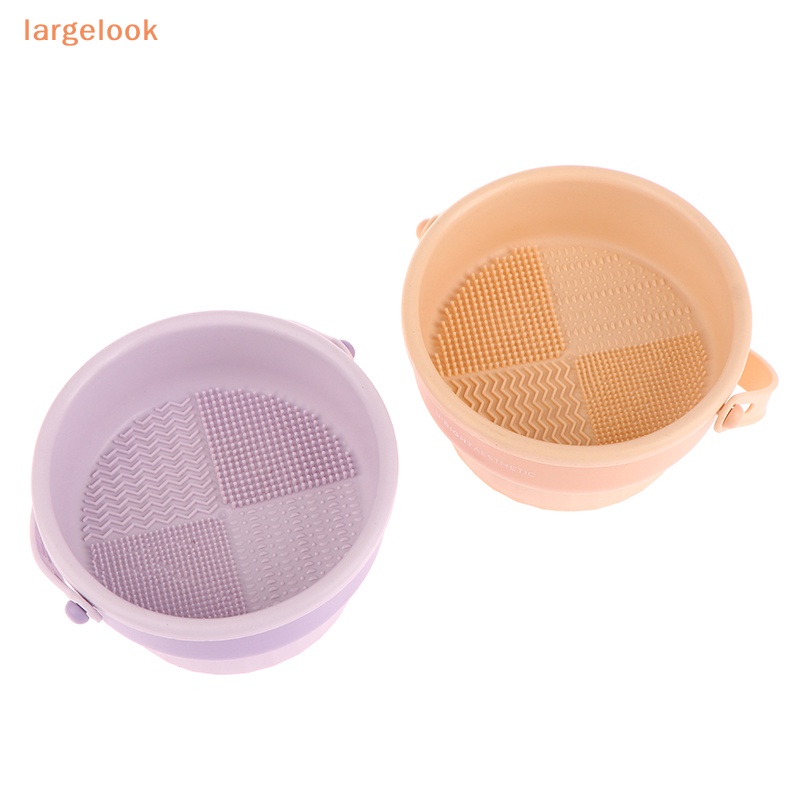 Dụng Cụ Vệ Sinh Cọ Trang Điểm Bằng Silicone Nhiều Màu Sắc