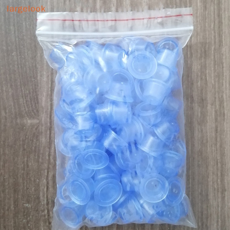 Set 100 Cốc Silicone Trong Suốt Đựng Mực Xăm Tiện Dụng