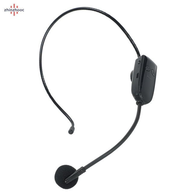 Micro Không Dây 2.4g Gắn Đầu Dùng Cho Giáo Viên Dạy Học Kèm Bộ Nhận Tín Hiệu