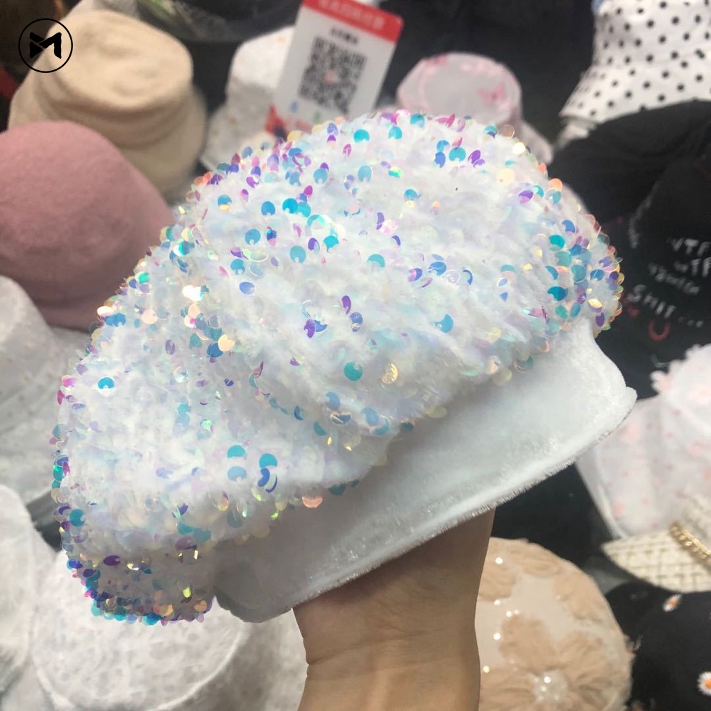 Mũ Bát Giác Đính Sequin Mới Năm 2023 Phong Cách Âu Mỹ Cho Biểu Diễn Sân Khấu Tiệc Tùng