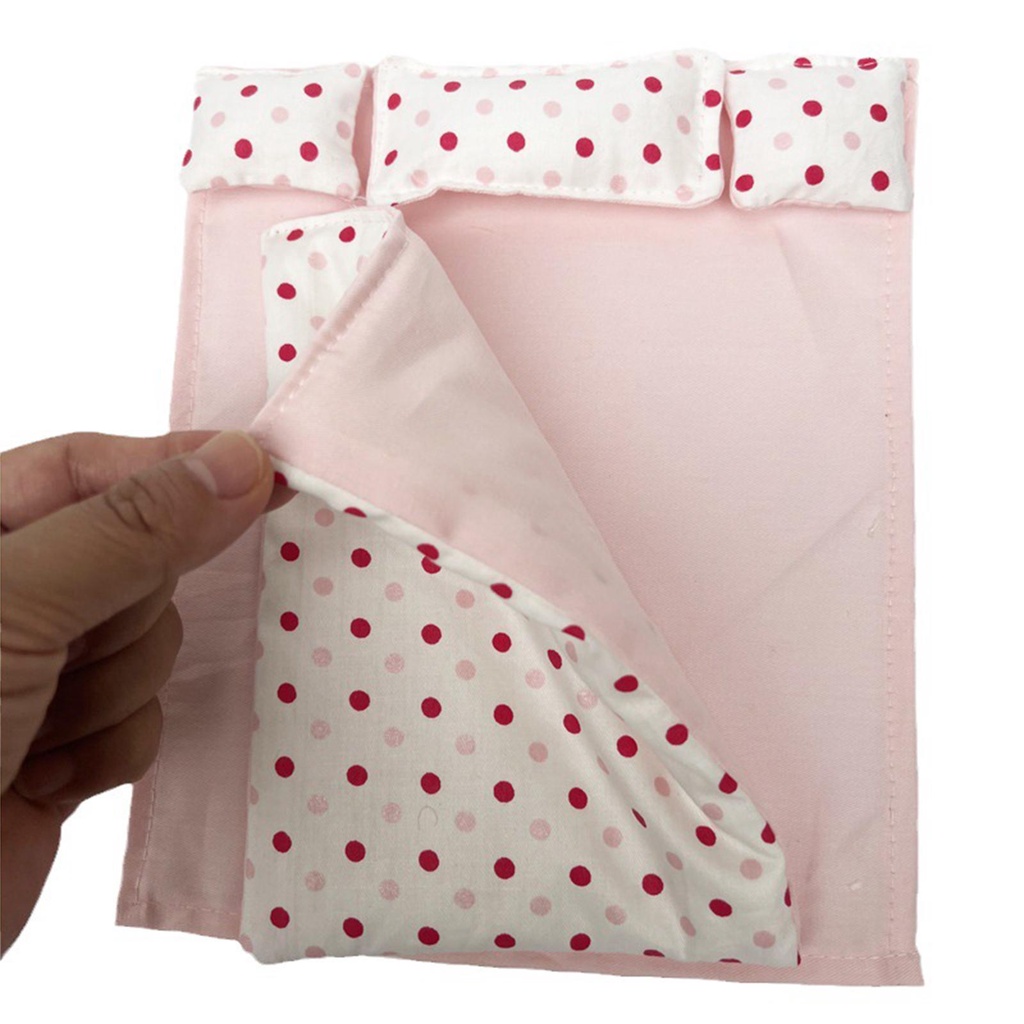 Giường Ngủ Mini Tỉ Lệ 1: 12 Kích Thước 6 inch Trang Trí Nhà Búp Bê