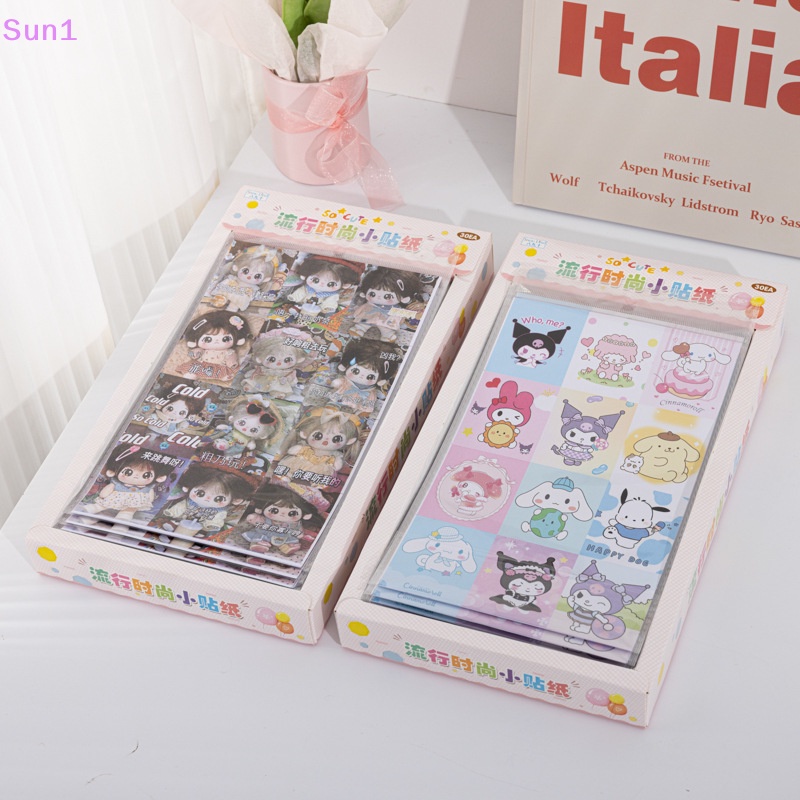 Bộ 4 Tấm Sticker Dán Trang Trí Dễ Thương Cho Trẻ Em Sun1 &gt;