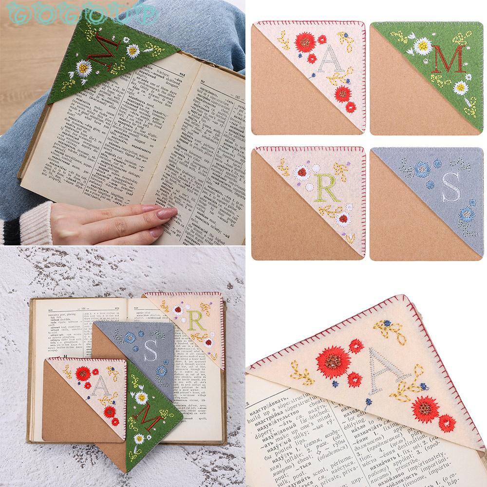 GOGOUP Bookmark Thêu Tay Thiết Kế Mới Dùng Đánh Dấu Trang Sách