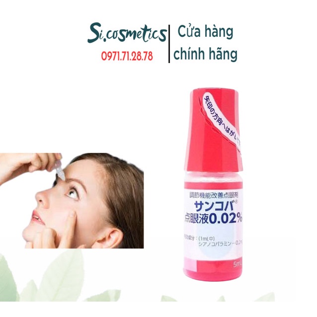 Nước Nhỏ Mắt Sancoba 0,02% 5ml Nhật Bản