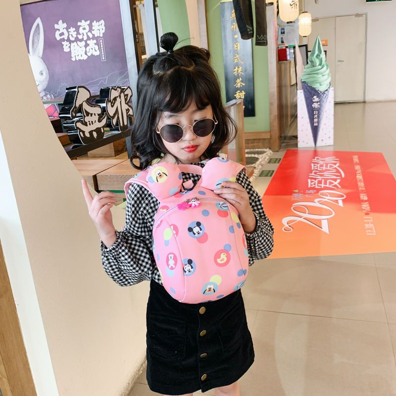 Balo Canvas Mini Siêu Nhẹ Họa Tiết Hoạt Hình Dễ Thương Cho Bé