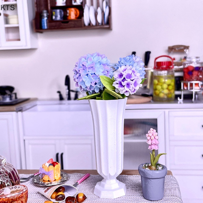 Bình Hoa Mini Tỉ Lệ 1 / 6 Xinh Xắn Dùng Để Trang Trí Nhà Búp Bê