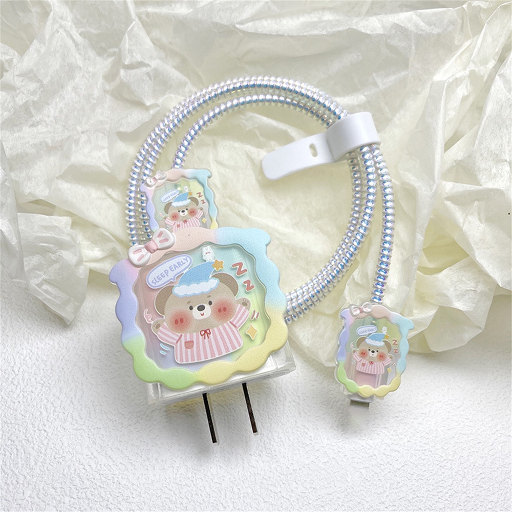 Vỏ Bảo Vệ Hộp Sạc Tai Nghe ephone 18 / 20w Bằng tpu Hình Nhân Vật Hoạt Hình Dễ Thương diy