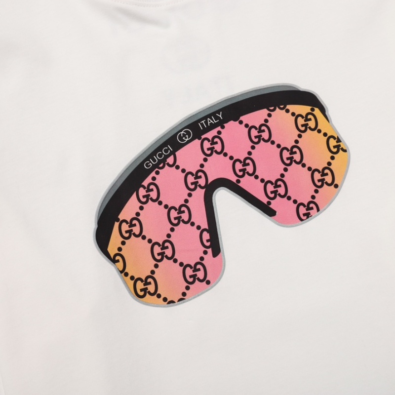 Áo Thun G88-The Tay Ngắn In Hình Mắt Kính Đôi G Đôi Cổ Điển Thời Trang Chất Lượng Cao