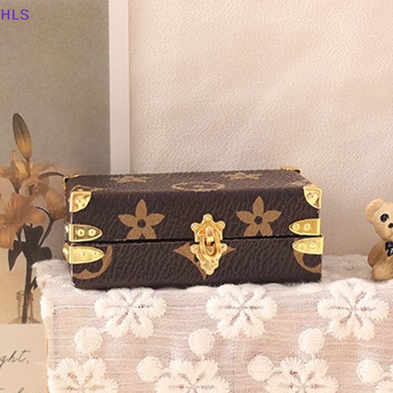 Va Li Mini Tỉ Lệ 1: 12 Dùng Trang Trí Nhà Búp Bê Phong Cách Vintage