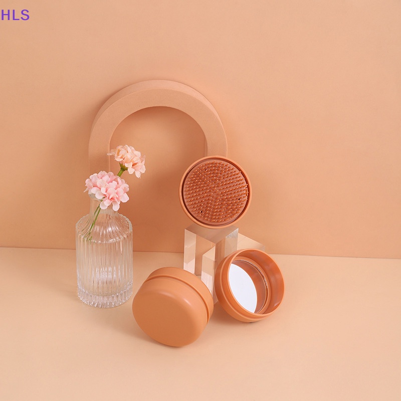 1 Lược Chải Tóc Mát Xa Da Đầu Có Gương Trang Điểm Tiện Lợi