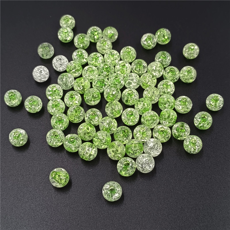 Set 10 Hạt Acrylic Tròn 8-16mm Làm Trang Sức Thời Trang DIY