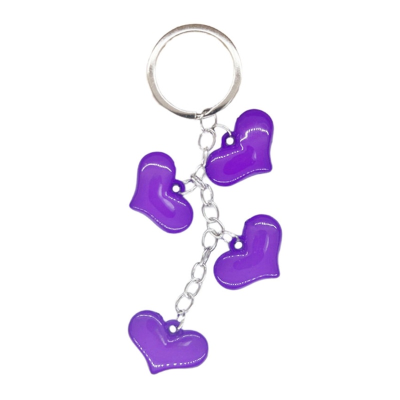 Móc Khóa Hình Trái Tim Bằng Acrylic Dễ Thương