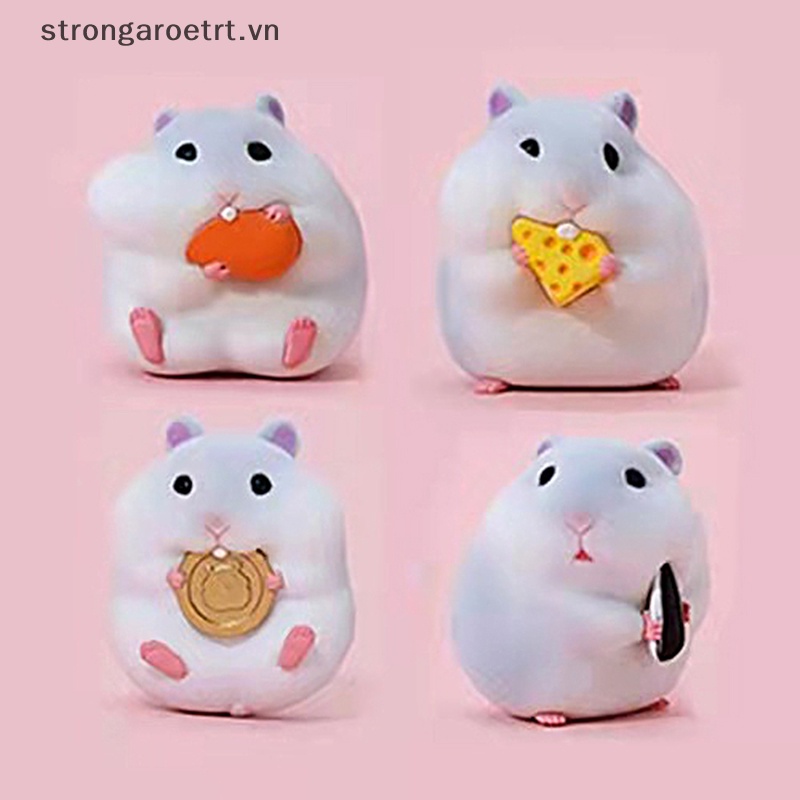 1 Mô Hình Chuột Hamster Hoạt Hình Đáng Yêu Trang Trí Nội Thất Xe Hơi