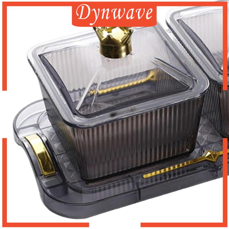 Đĩa Đựng Trái Cây / Snack Chia Ngăn Tiện Lợi