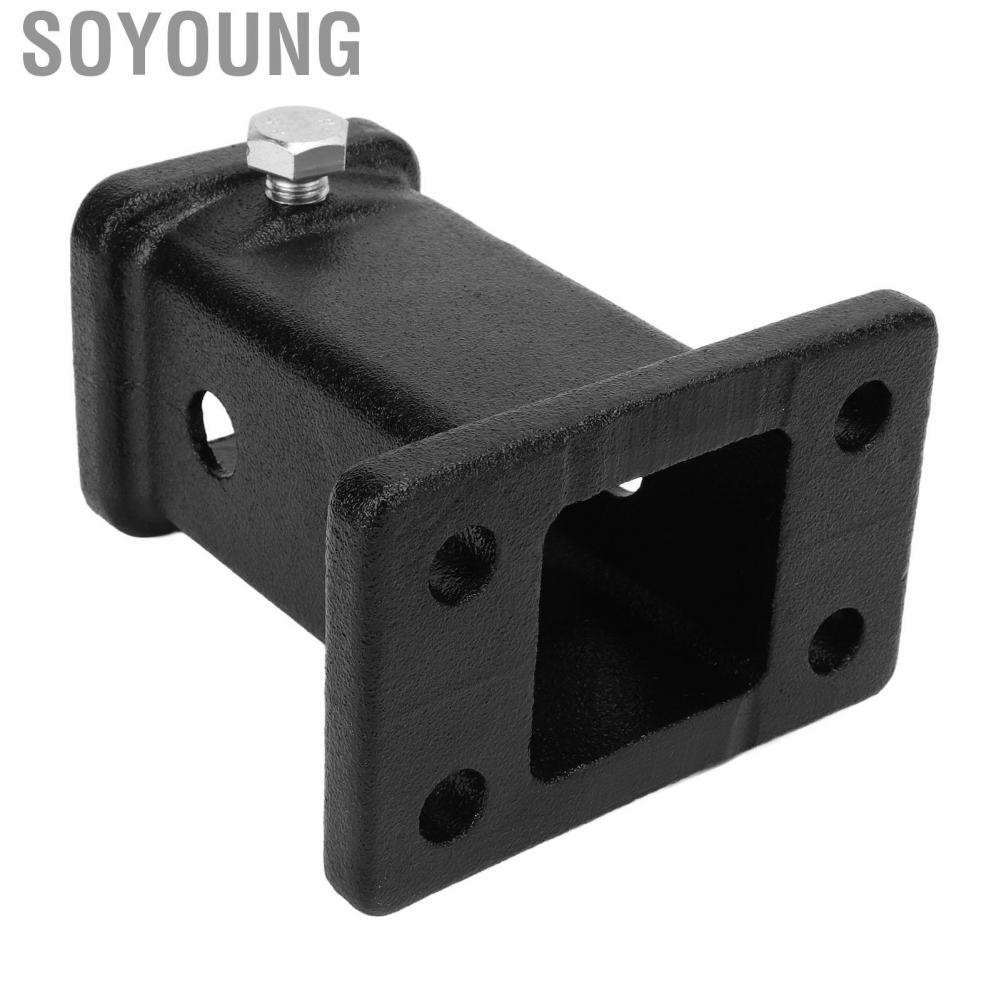 Soyoung Trailer Hitch Receiver Adapter Reliable Rustproof  On Tube Abrasion Resistant High Hardness for Pickup Trucks