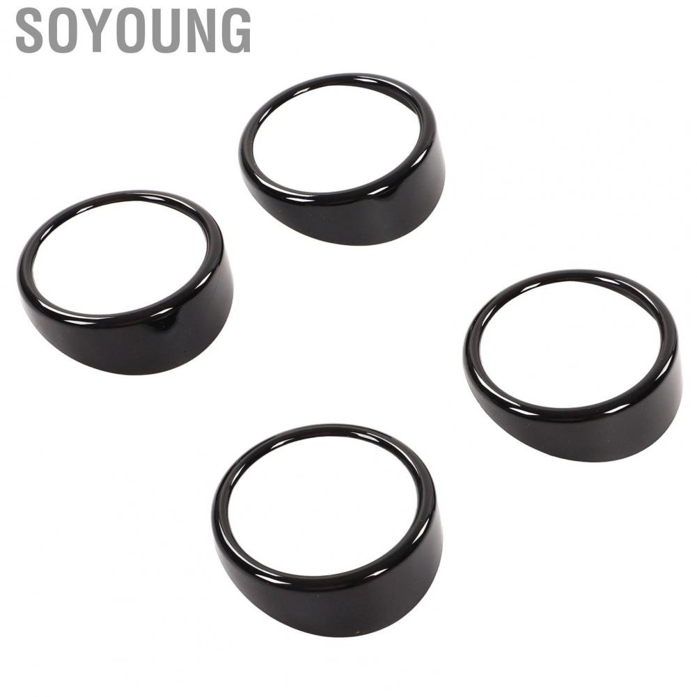 Soyoung AC Air Vent Ring Trim Interior Decor Outlet for Car Dashboard