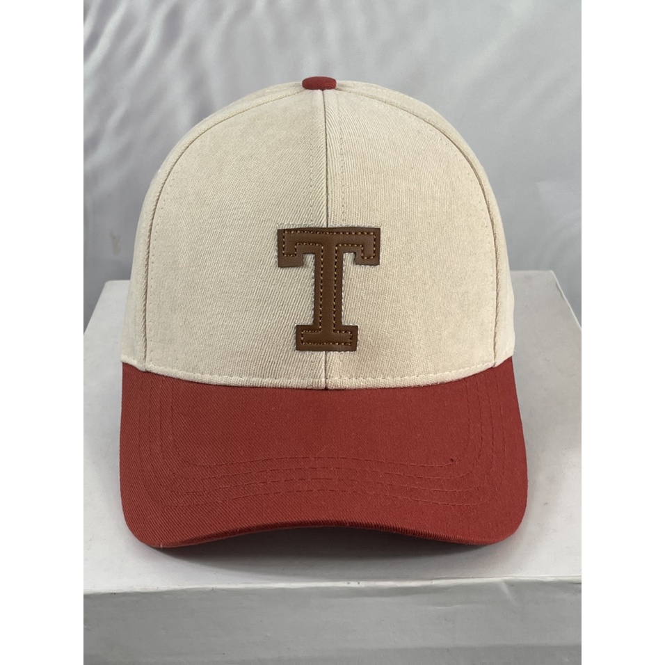 Mũ lưỡi trai - Nón kết nhung mịn thêu chữ theo tên chữ T đậm chất thời trang