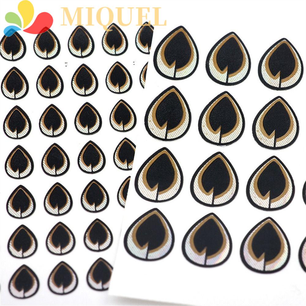 MIQUEL Mắt Cá Giả 2D Tự Dính Trang Trí Mồi Câu Cá Tiện Dụng