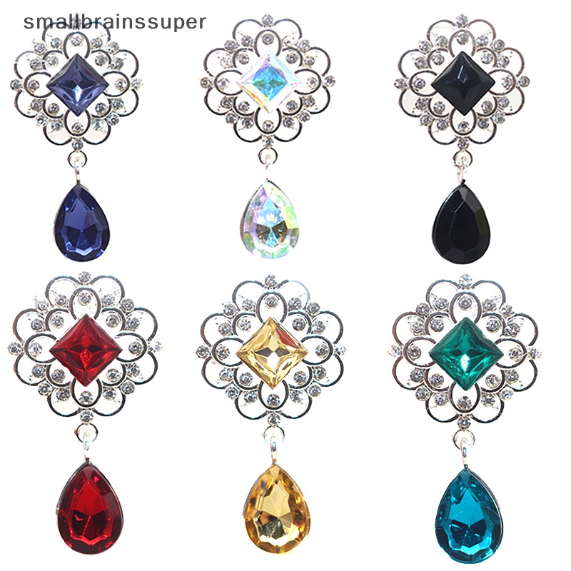 Mặt Dây Chuyền Hình Giọt Nước Bằng Hợp Kim Acrylic Khâu Tay Trang Trí Hộp Quà Đám Cưới SBS