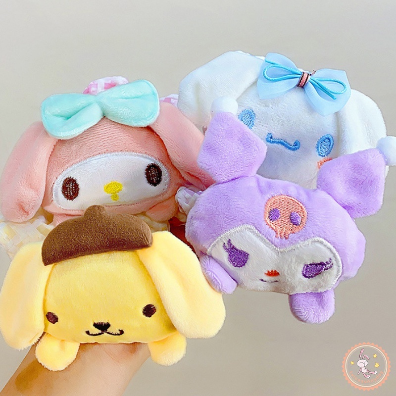 Dây Buộc Tóc Đuôi Ngựa Bằng Da Họa Tiết Hoạt Hình Dễ Thương