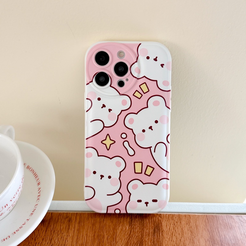 Ốp Điện Thoại Hình Gấu Cho iphone15 / 14promax / 13 / 12 / 11 / xr / xs / x / xsmax / 6 / 6plus / 7 / 8plus